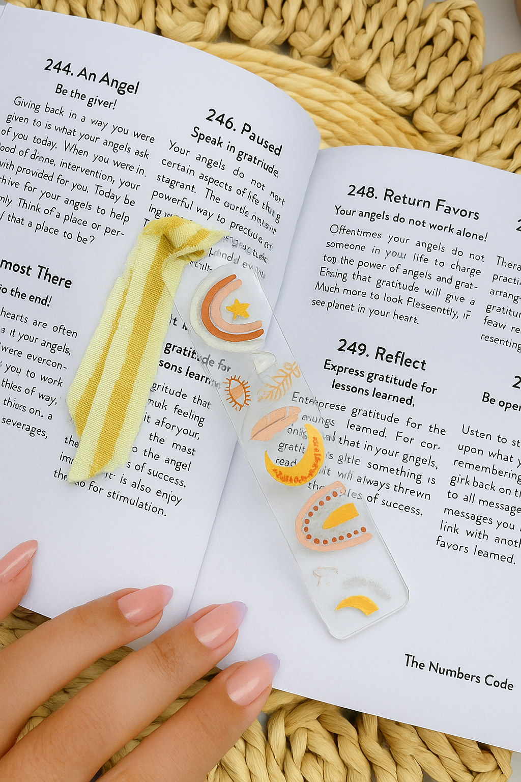 Bookmark Yellow Rainbow
