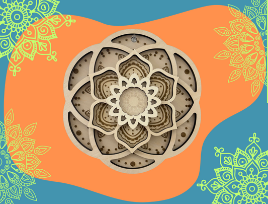 Wood Wall Mandala